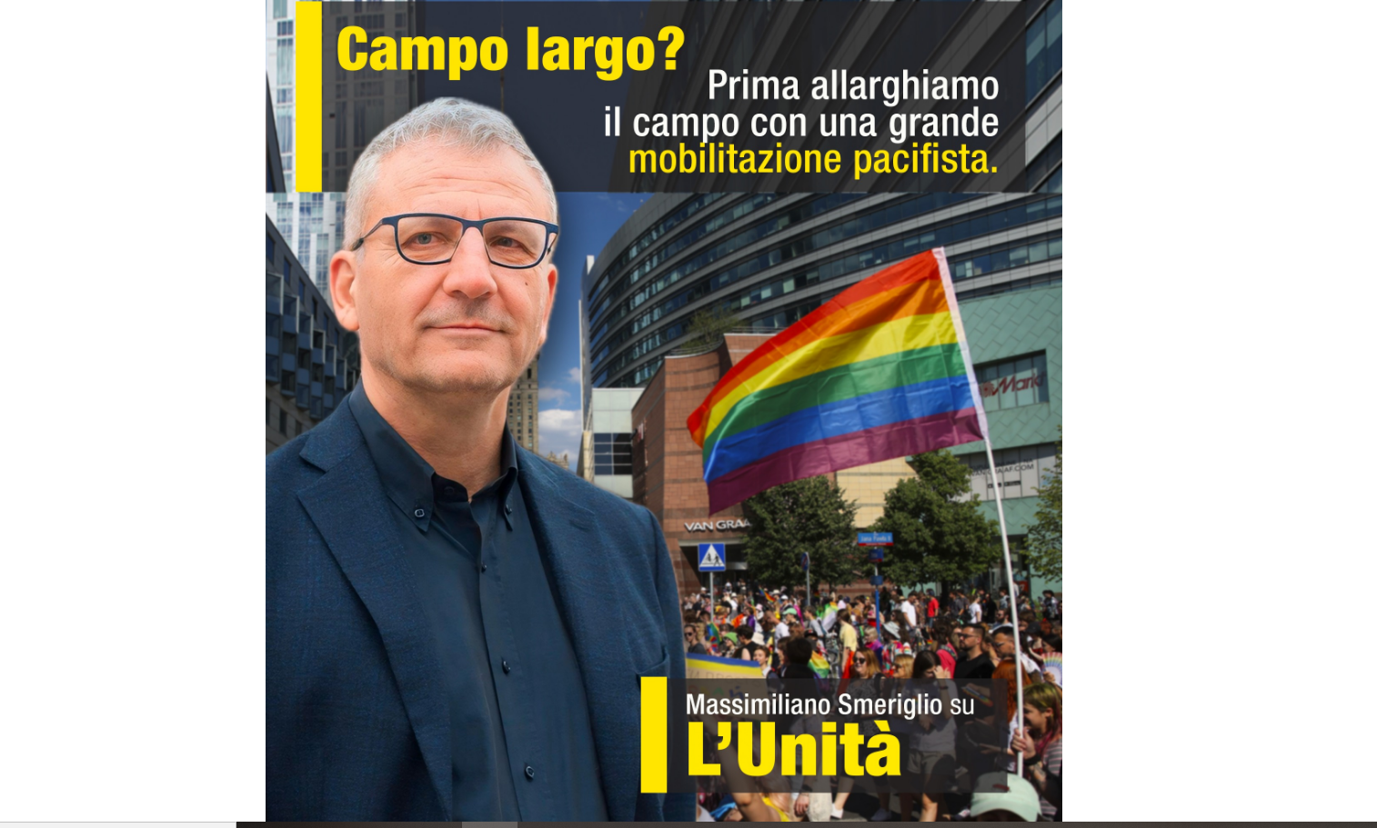 smeriglio pacifista